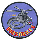 DECOM BOOK HSL-33 SEASNAKES SH-2 SEA SPRITE US Navy Helicopter Squadron Patch Im